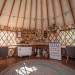 20-Foot Pacific Yurt with Snow/Wind Kit and Insulation (Plus: Custom Curved Table)