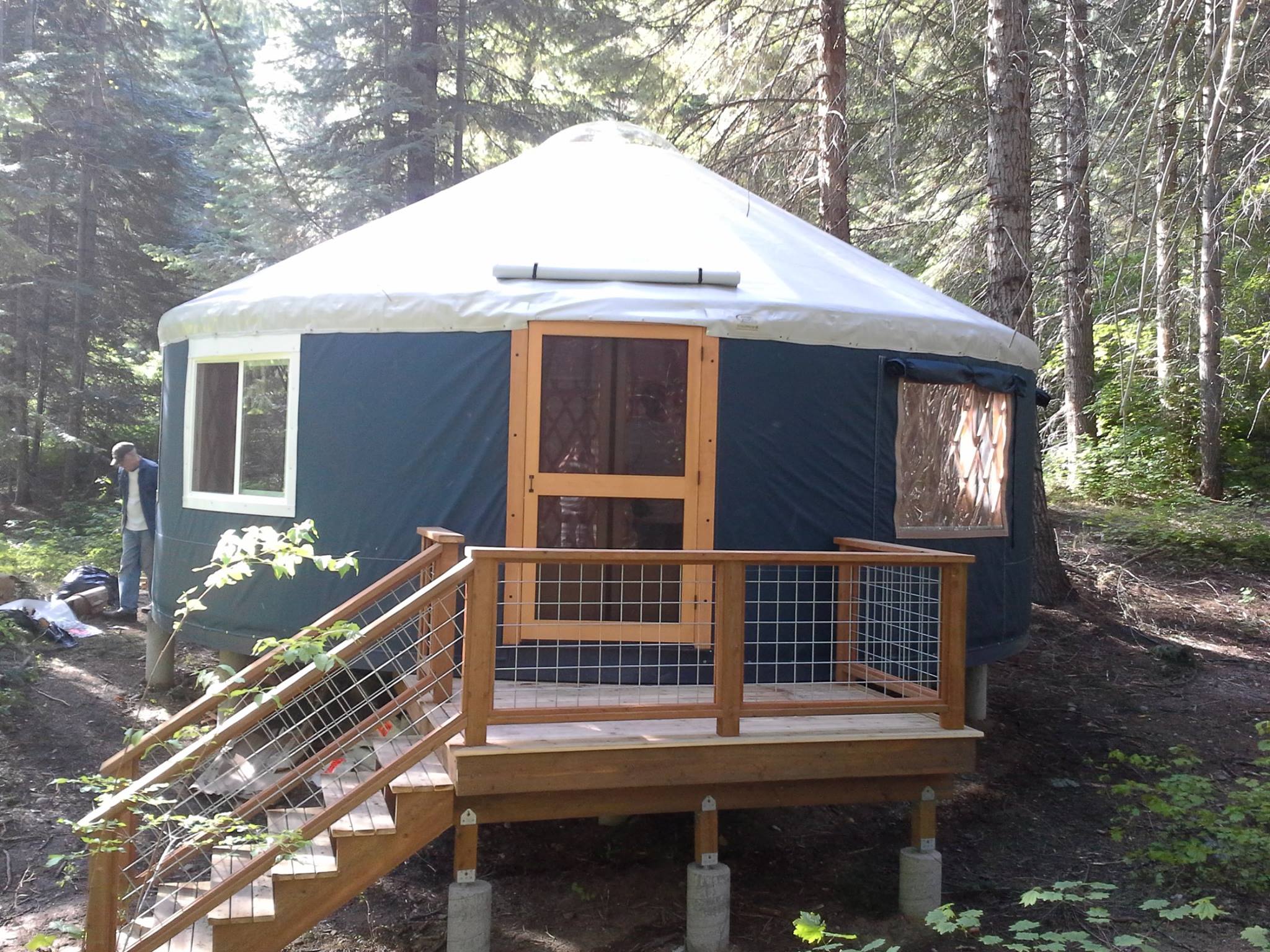 It is UP! - Yurt Forum - A Yurt Community About Yurts