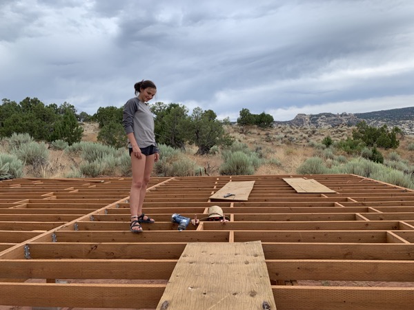 Framing the deck