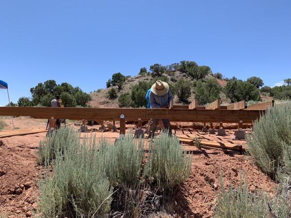 Framing the deck