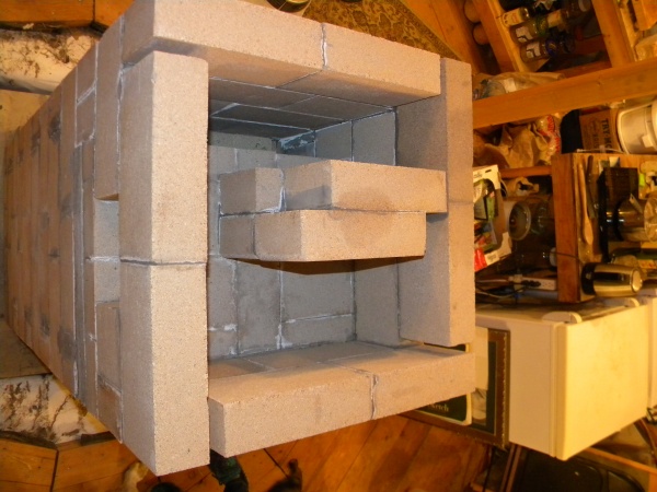 Lower half of upper bell for heat exchange. Note the cleanout access opening on the left side.