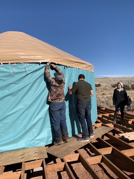 Putting the wall on