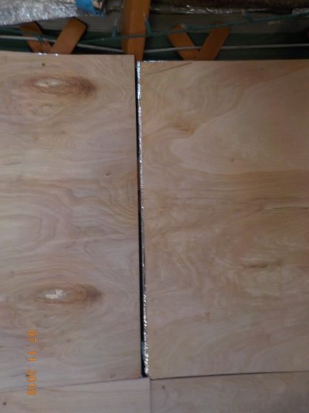 Wall panels are unevenly cut, gaps in between