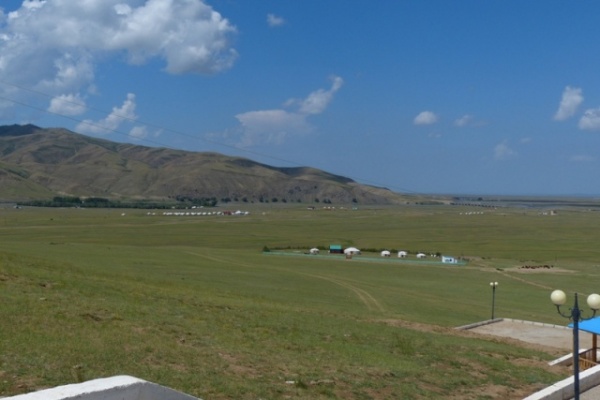 Yurts clusters are a common site.